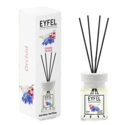 Parfum - odorizant de camera cu betisoare din ratan, Eyfel, Aroma Orhidee, 120 ml