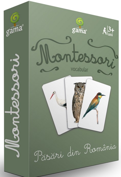 Pasari din Romania - Montessori vocabular