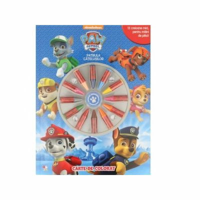 Paw patrol. Patrula catelusilor, carte de colorat