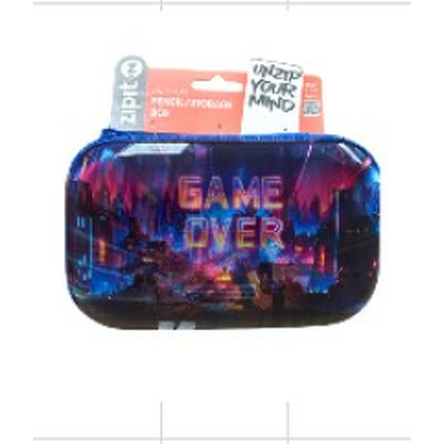 Penar cu fermoar ZIPIT Lenticular Top Storage Box - Futuristic Navy