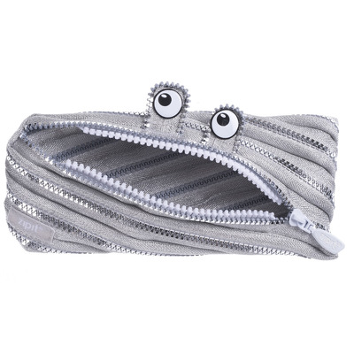 Penar cu fermoar, Zipit Monster Special Edition - argintiu