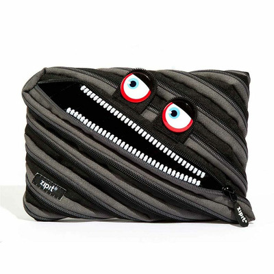 Penar cu fermoar, Zipit Wildling Jumbo - negru