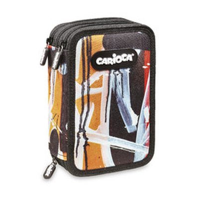 Penar echipat cu 3 compartimente Carioca Spray, negru
