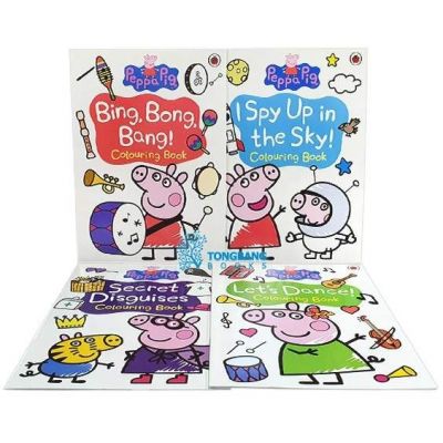 Peppa Pig Colouring. 4 Books