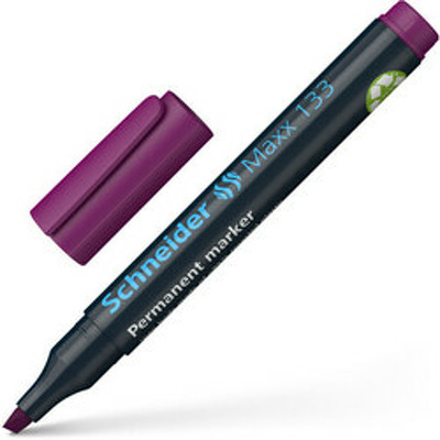 Permanent marker SCHNEIDER Maxx 133, varf tesit 1 4mm - violet