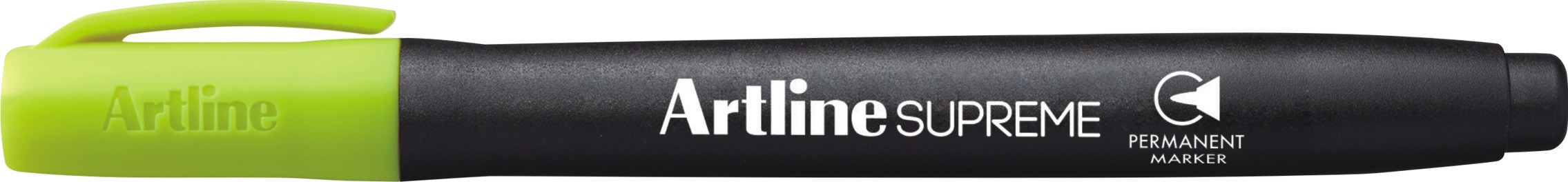 Permanent marker Supreme, corp plastic, varf rotund 1.0mm - galben pastel