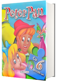 Peter Pan cu 6 puzzle-uri. Carte cu pagini cartonate