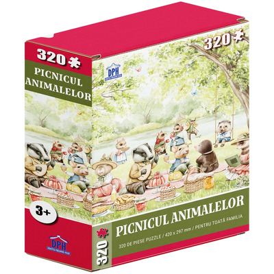 Picnicul animalelor - puzzle 320 piese