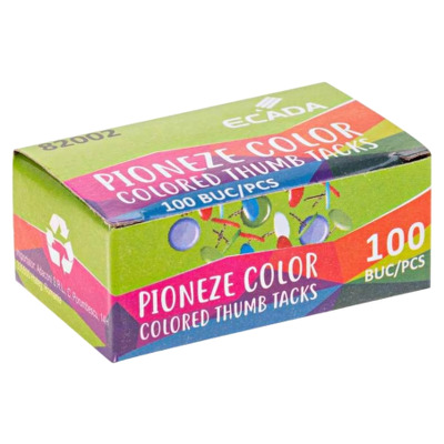 Pioneze color 100buc/cutie Pioneze color 100buc/cutie