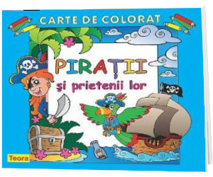Piratii si prietenii lor, carte de colorat