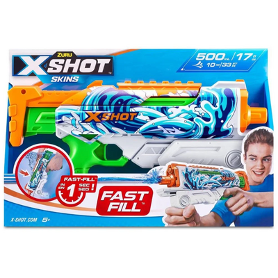 Pistol cu apa X-SHOT - SKINS Hyperload, Waves