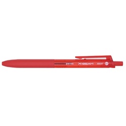 Pix X-Beam XB-107, rubber grip, 0.7mm, clema plastic, corp rosu - scriere rosie