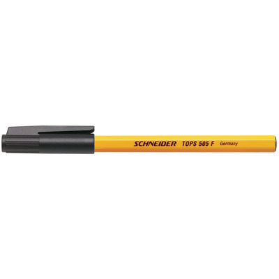 Pix Schneider Tops 505F, unica folosinta, varf fin, corp orange - scriere neagra
