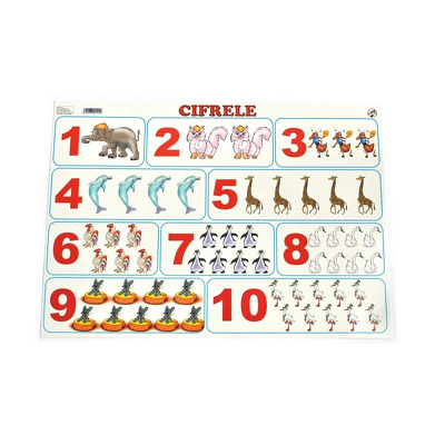 Plansa Cifrele, format A3, Arhi Design