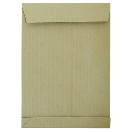 Plic B4 kraft siliconic cu burduf 50mm ( 250 x 353 x 50mm) 250 buc/cutie