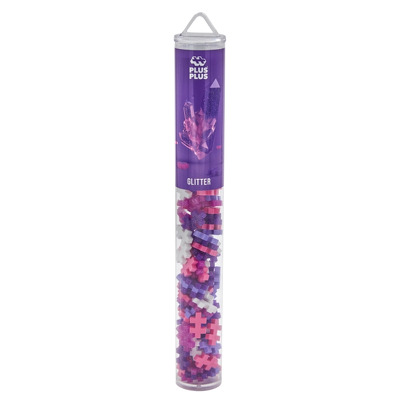 Plus Plus in tub Mix cu sclipici 100 piese