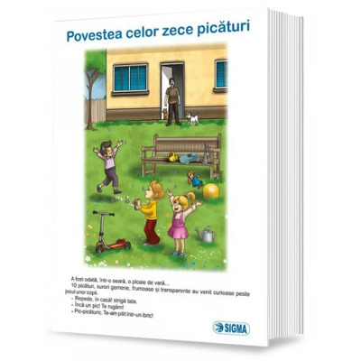 Povestea celor zece picaturi. Carte uriasa pentru clasa pregatitoare. Modulele I si II