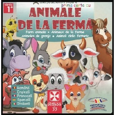 Prima carte cu Animale de la Ferma