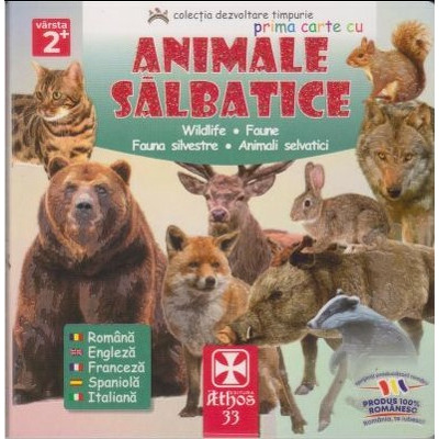 Prima carte cu Animale Salbatice