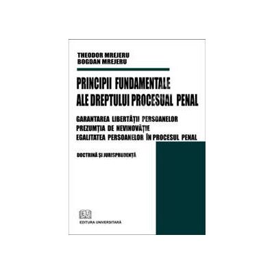 Principii fundamentale ale dreptului procesual penal (Garantarea libertatii persoanelor - Prezumtia de nevinovatie - Egalitatea persoanelor in procesul penal)