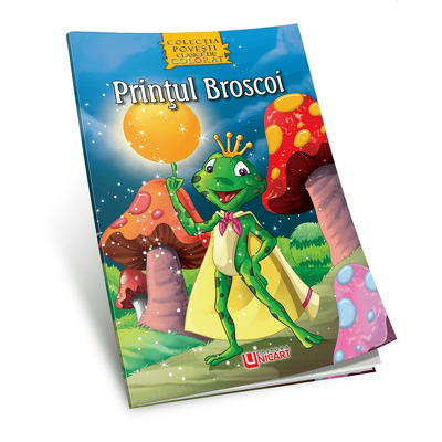 Printul Broscoi - Povesti de colorat