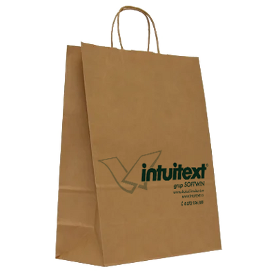 Punga Cadou Personalizata Intuitext - Hartie Maro, 22 x 10 x 31 cm