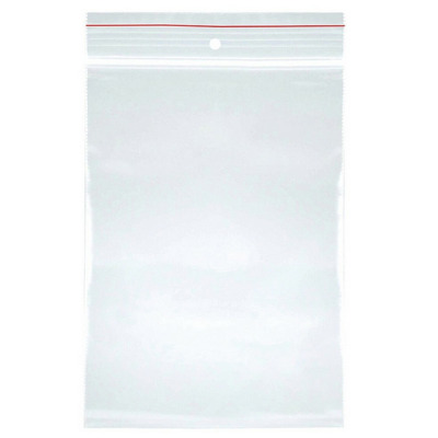 Pungi plastic cu fermoar pt sigilare, 90x200mm, 40microni, 100buc/set, transparente