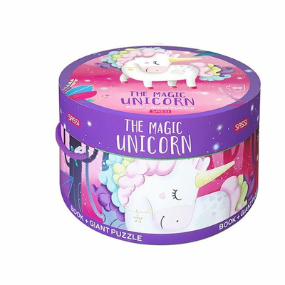 Puzzle (30 piese) cu carte - Unicorn