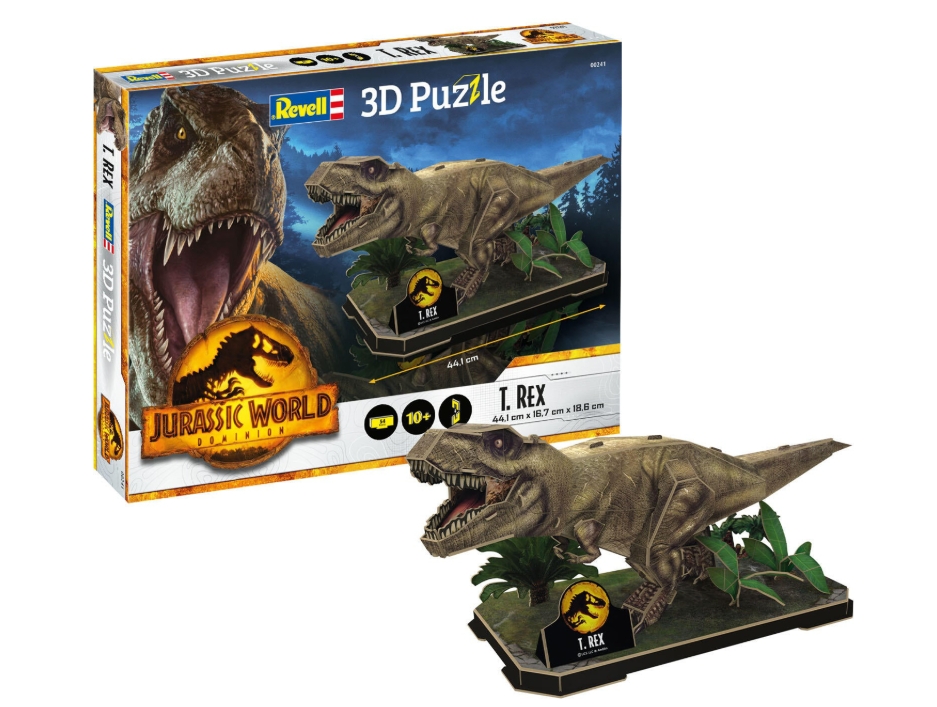 Puzzle 3D cu celebrul Tyrannosaurus Rex – model de construit fara lipici