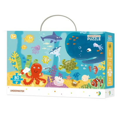 Puzzle - Animalute marine (80 piese)