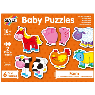 Puzzle bebelusi Galt, Duo Farm, 12 piese