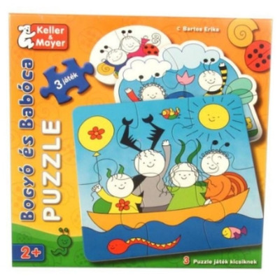 Puzzle Bobita si Buburuza cu 2-4-6 piese