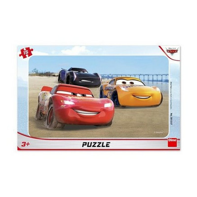 Puzzle Cars 3 - Cursa cu peripetii (15 piese)