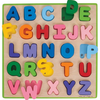Puzzle colorat - alfabet