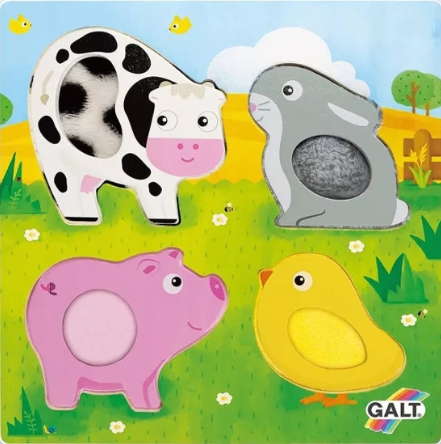 Puzzle cu animale de la ferma Feely Farm