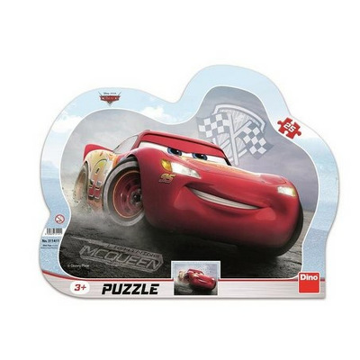 Puzzle cu rama - Cars 3: Fulger McQueen (25 piese)