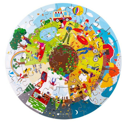 Puzzle de podea 360 de grade - Anotimpurile