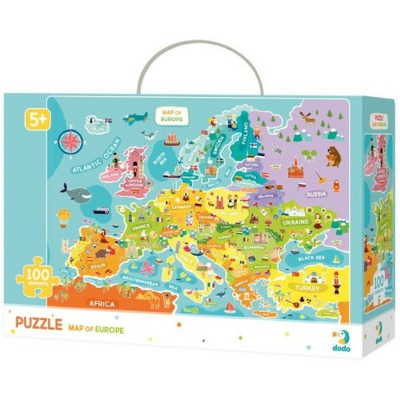 Puzzle - Descopera Europa (100 piese)