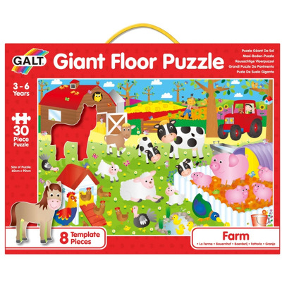 Puzzle gigant Galt - Ferma, 30 piese
