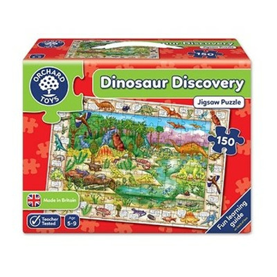 Puzzle in limba engleza Lumea dinozaurilor (150 piese) DINOSAUR DISCOVERY