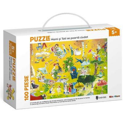 Puzzle - Mami si tati se poarta ciudat (100 piese)