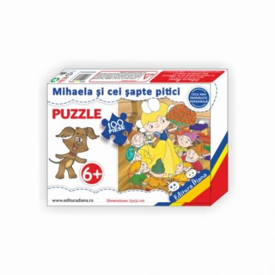 Puzzle, Mihaela si cei sapte pitici. 100 de piese