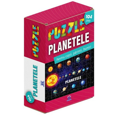 Puzzle Planetele (104 piese)