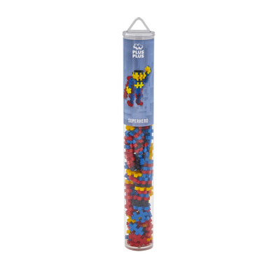 Puzzle Plus Plus in tub super erou 100 piese