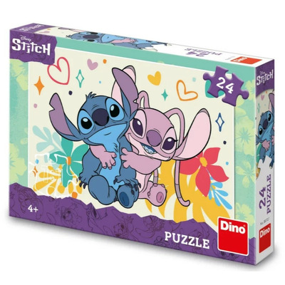 Puzzle - Stitch si Angel (24 piese)