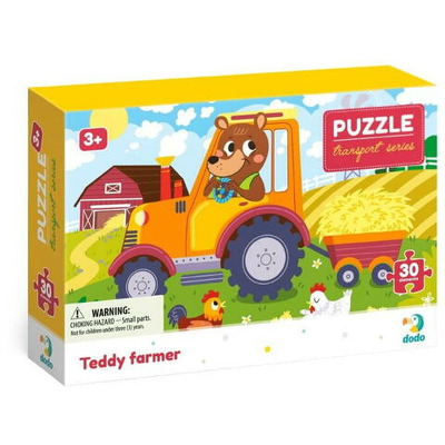 Puzzle - Ursuletul la ferma (30 piese)