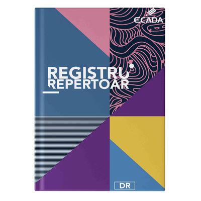 Registru A5, 96file, repertoar A-Z, dictando, 87501DR Ecada