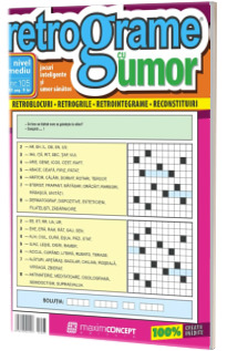 Retrograme cu umor, numarul 105. Nivel mediu, jocuri inteligente si umor sanatos