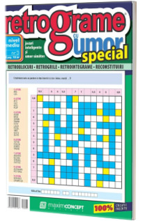 Retrograme cu umor, special, numarul 3. Nivel mediu, jocuri inteligente si umor sanatos