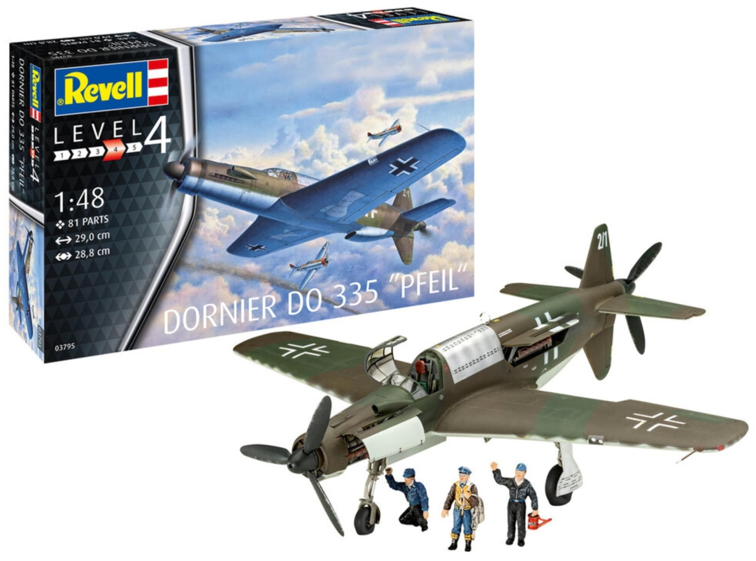 Revell avion Dornier Do 335 Pfeil Rev03795